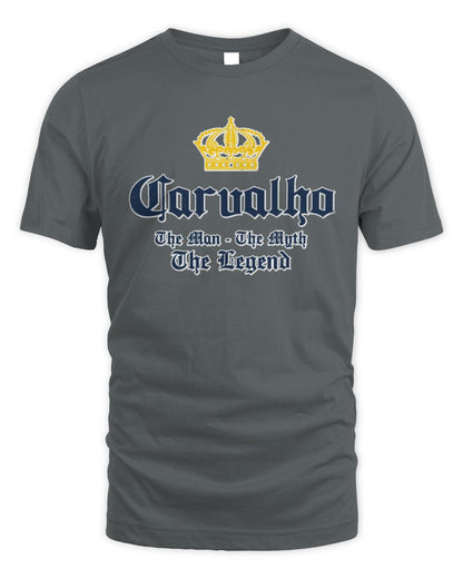 The Man The Myth The Legend Corona Beer T-Shirt CARVALHO M1-S83 / Unisex Standard T-Shirt / charcoal