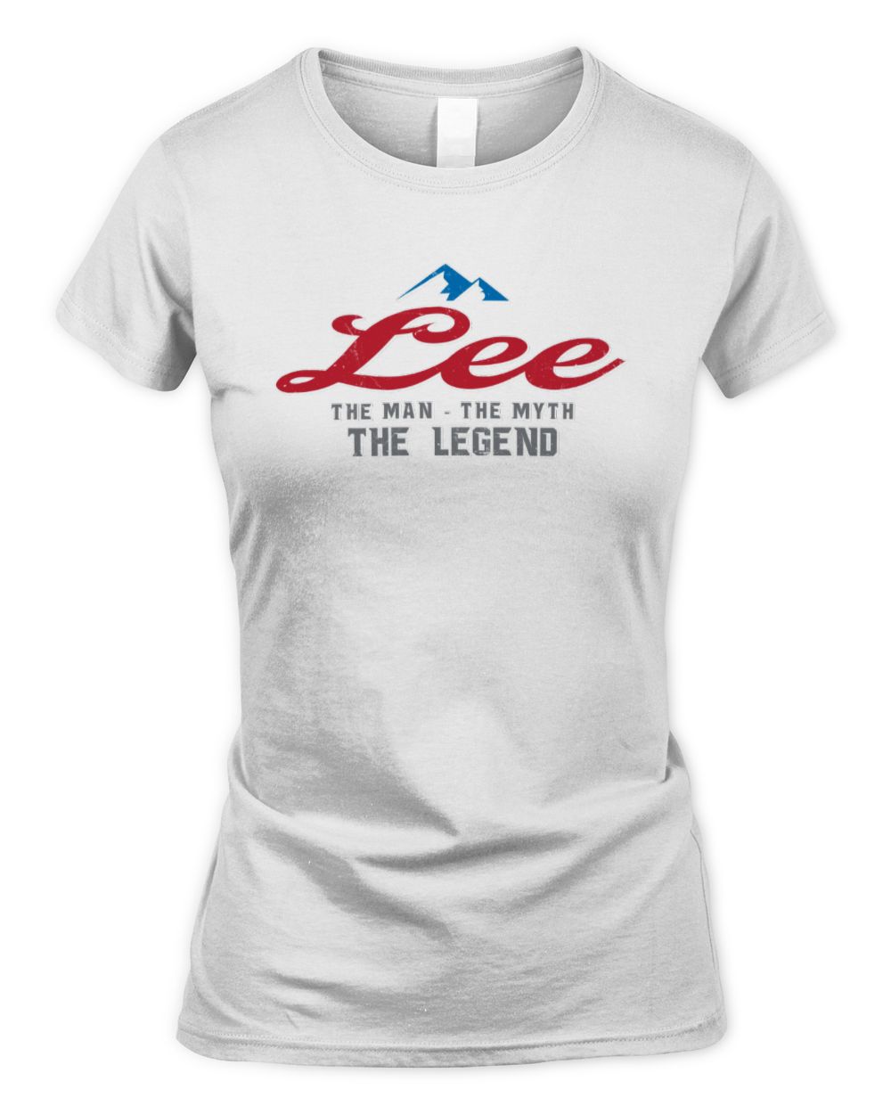 The Man The Myth The Legend Coors Light Beer T-Shirt LEE M1-S84 / Women's Standard T-Shirt / white