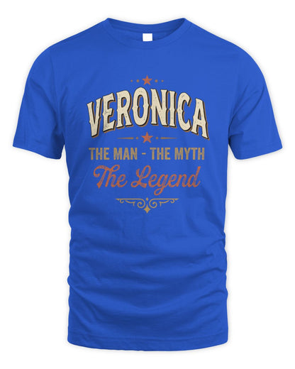 I'm Name I'm Not Rude I Just Have The Balls Funny T-Shirt VERONICA M1-77 / Unisex Standard T-Shirt / royal