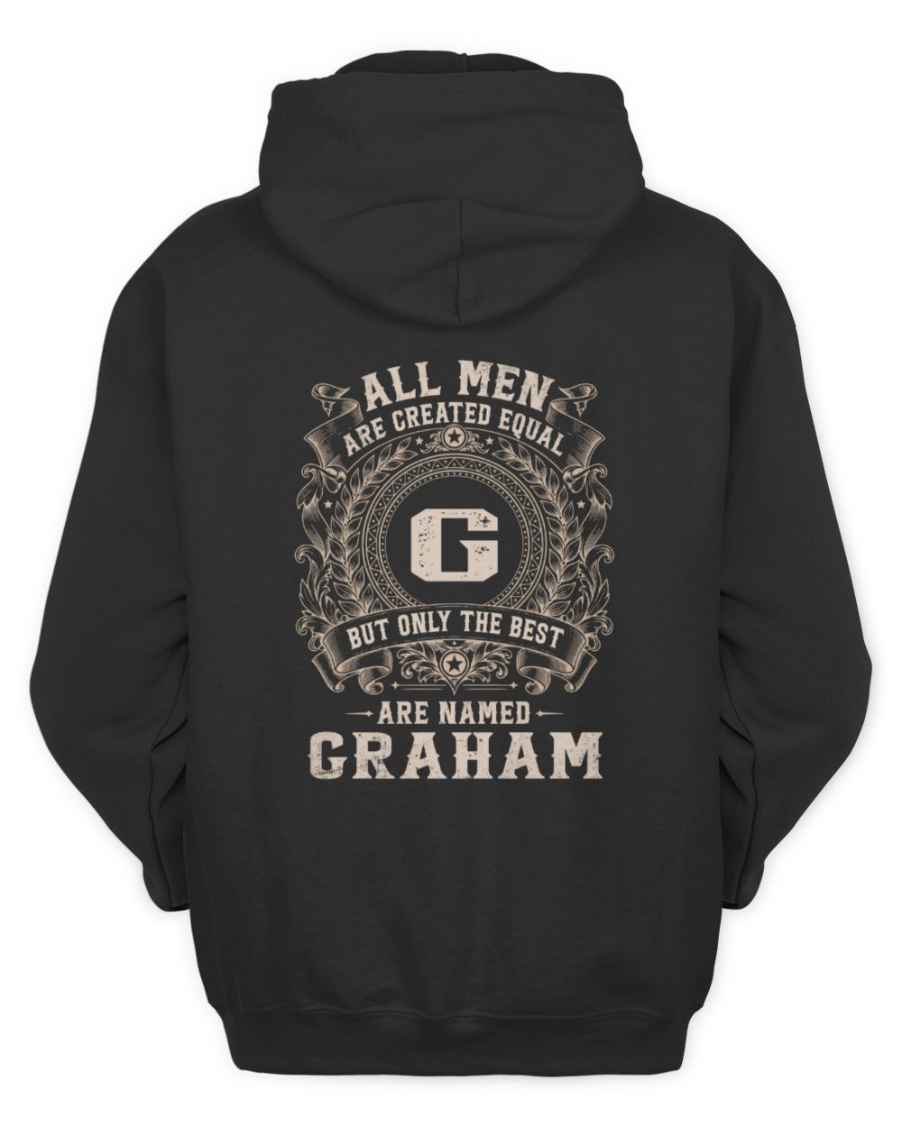 All Men Are Created Equal Cool Logo Shirt GRAHAM M1-60 / Unisex Hoodie / black