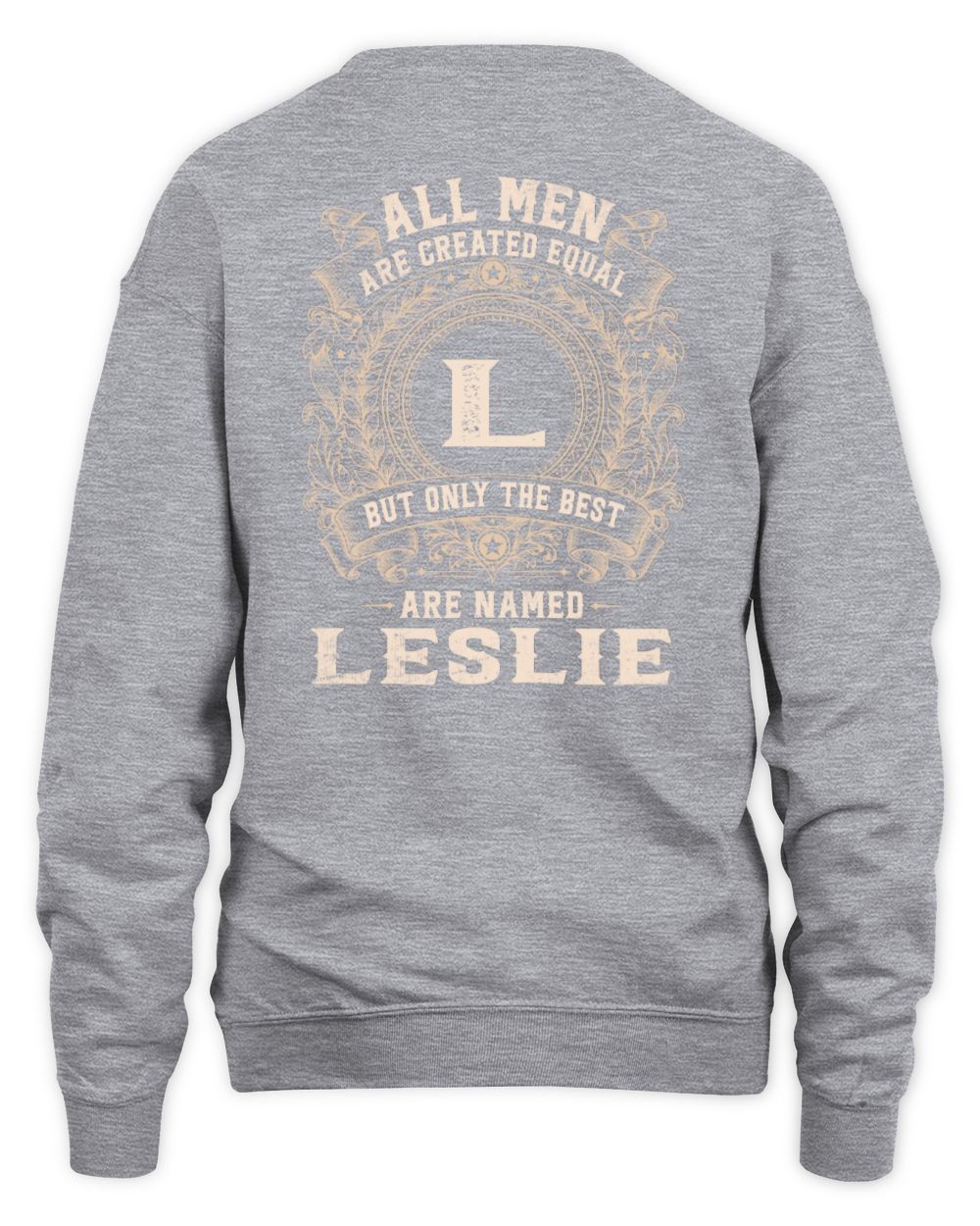 All Men Are Created Equal Cool Logo Shirt LESLIE M1-60 / Unisex Sweatshirt / sport grey