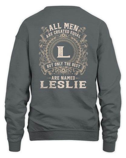 All Men Are Created Equal Cool Logo Shirt LESLIE M1-60 / Unisex Sweatshirt / charcoal