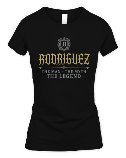 The Man The Myth The Legend Western Shirt RODRIGUEZ M1-78 / Women's Standard T-Shirt / black