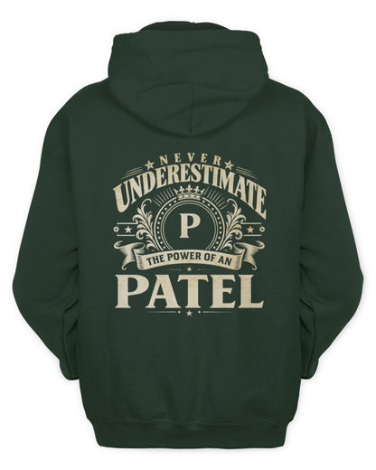 Never Underestimate Your Name Luxury Logo Shirt PATEL M1-63 / Unisex Hoodie / forest green