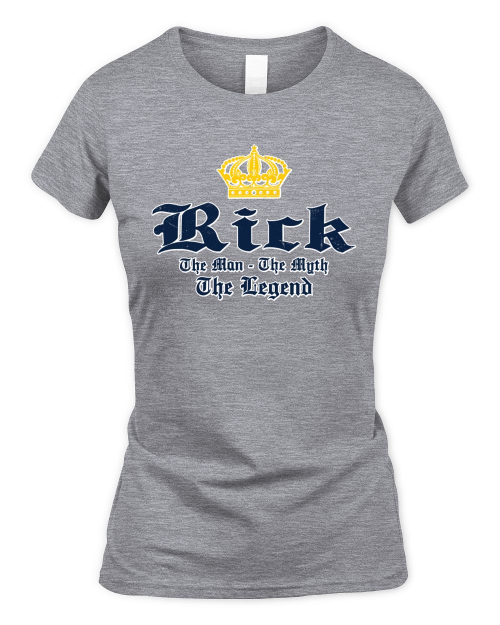 The Man The Myth The Legend Corona Beer T-Shirt RICK M1-S83 / Women's Standard T-Shirt / sport grey