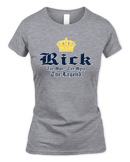 The Man The Myth The Legend Corona Beer T-Shirt RICK M1-S83 / Women's Standard T-Shirt / sport grey
