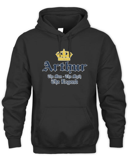 The Man The Myth The Legend Corona Beer T-Shirt ARTHUR M1-S83 / Unisex Hoodie / black