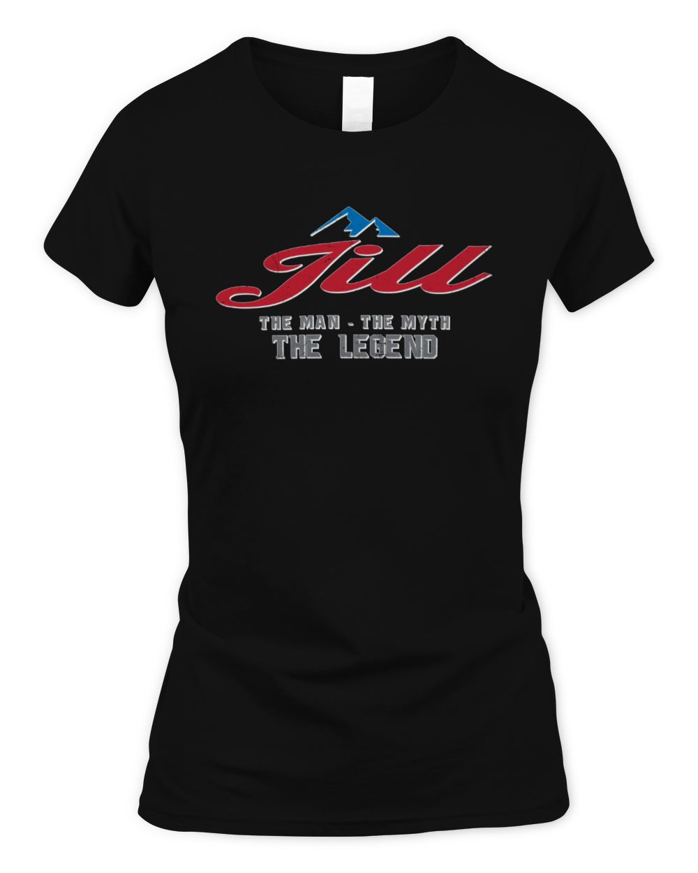 The Man The Myth The Legend Coors Light Beer T-Shirt JILL M1-S84 / Women's Standard T-Shirt / black