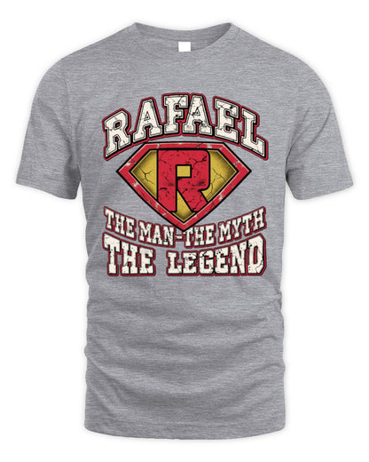 The Man The Myth The Legend Superman Graphic T-Shirt RAFAEL M1-74 / Unisex Standard T-Shirt / sport grey
