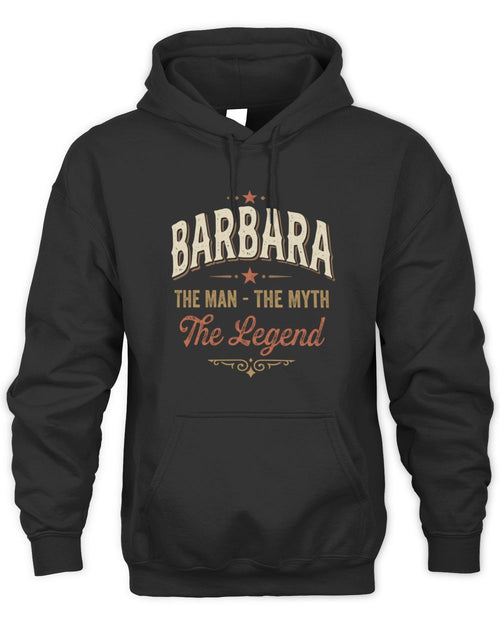I'm Name I'm Not Rude I Just Have The Balls Funny T-Shirt BARBARA M1-77 / Unisex Hoodie / black