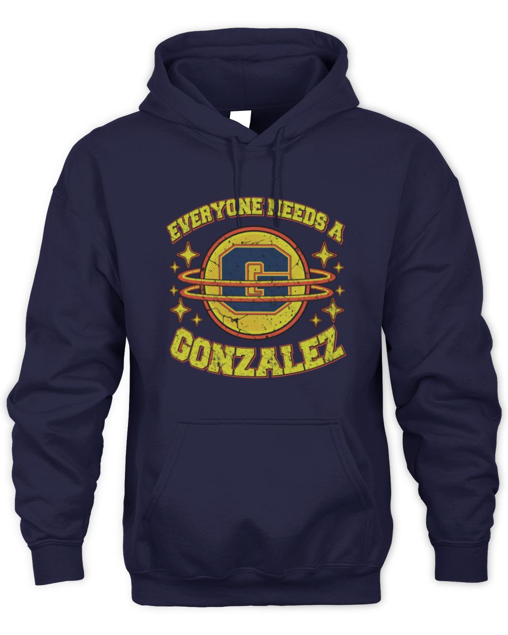 Everyone Needs a Your Name Shirt GONZALEZ M1-76 / Unisex Hoodie / navy