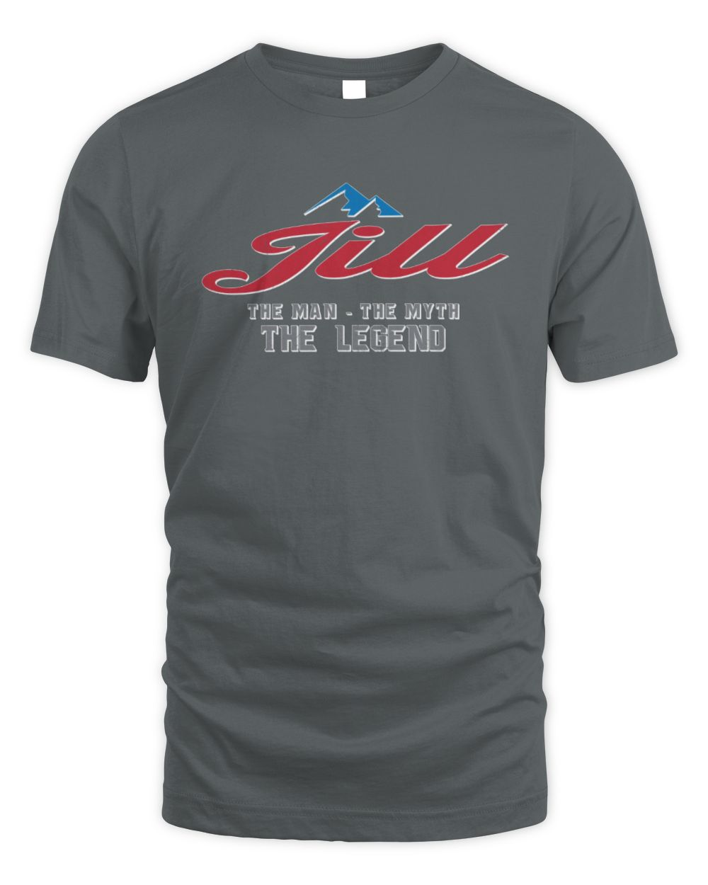 The Man The Myth The Legend Coors Light Beer T-Shirt JILL M1-S84 / Unisex Standard T-Shirt / charcoal