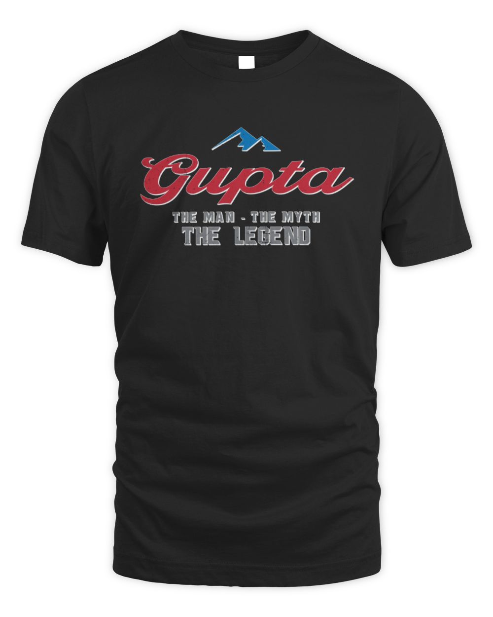 The Man The Myth The Legend Coors Light Beer T-Shirt GUPTA M1-S84 / Unisex Standard T-Shirt / black