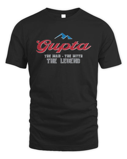 The Man The Myth The Legend Coors Light Beer T-Shirt GUPTA M1-S84 / Unisex Standard T-Shirt / black
