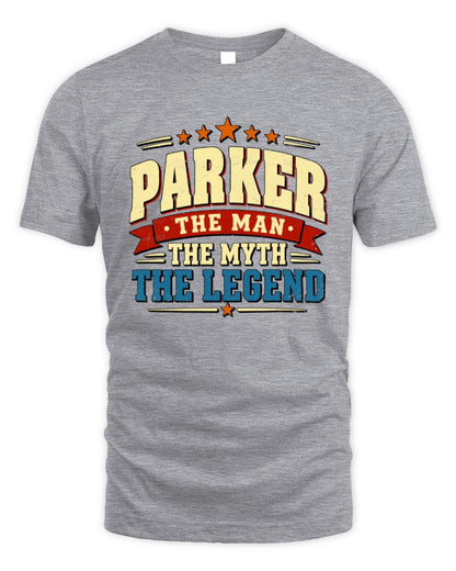 The Man The Myth The Legend Ribbon Vintage T-Shirt PARKER M1-56 / Unisex Standard T-Shirt / sport grey