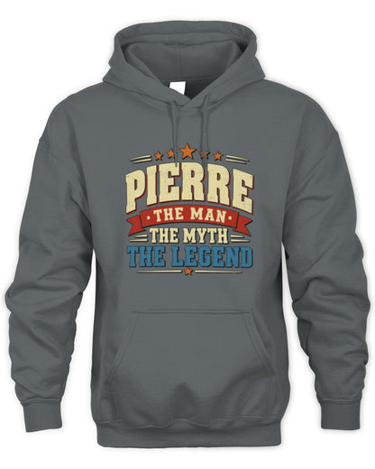 The Man The Myth The Legend Ribbon Vintage T-Shirt PIERRE M1-56 / Unisex Hoodie / charcoal