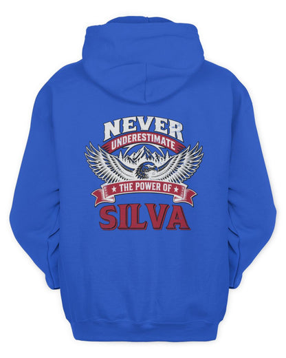 Never Underestimate Your Name Eagle Mountain Shirt SILVA M1-61 / Unisex Hoodie / royal