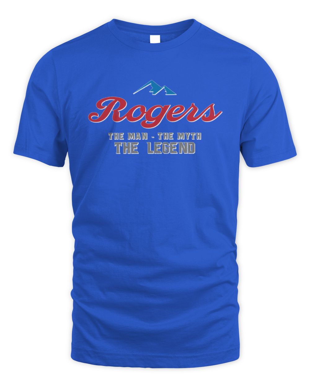 The Man The Myth The Legend Coors Light Beer T-Shirt ROGERS M1-S84 / Unisex Standard T-Shirt / royal
