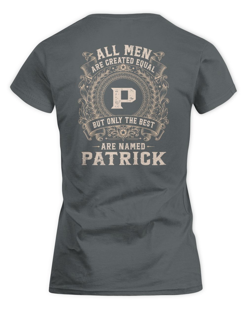 All Men Are Created Equal Cool Logo Shirt PATRICK M1-60 / Women's Standard T-Shirt / charcoal