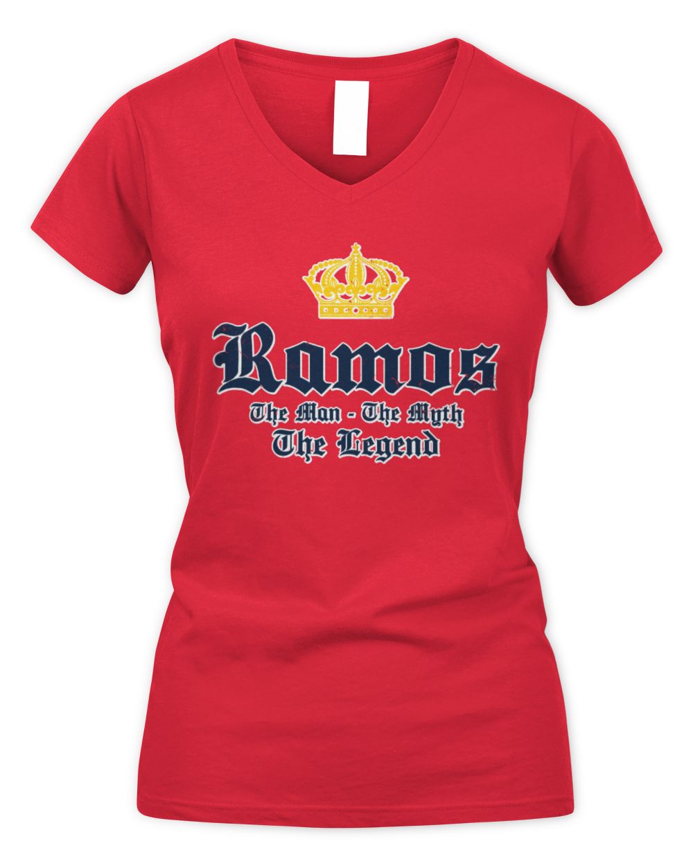 The Man The Myth The Legend Corona Beer T-Shirt RAMOS M1-S83 / Women's V-Neck T-Shirt / red