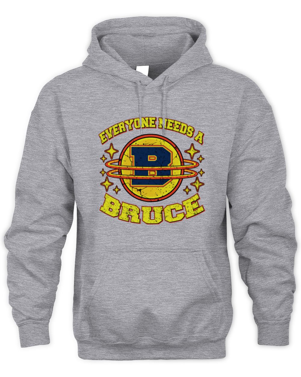 Everyone Needs a Your Name Shirt BRUCE M1-76 / Unisex Hoodie / sport grey