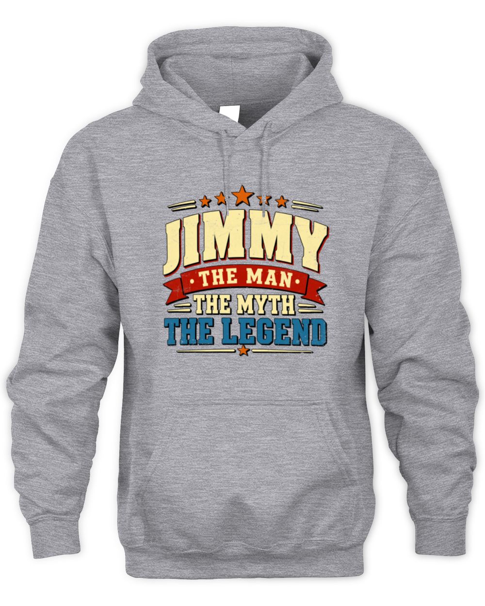 The Man The Myth The Legend Ribbon Vintage T-Shirt JIMMY M1-56 / Unisex Hoodie / sport grey