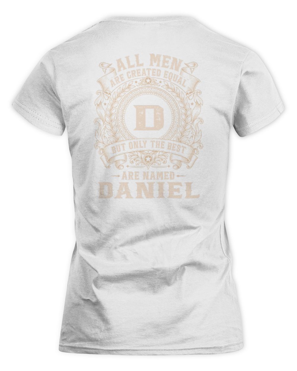 All Men Are Created Equal Cool Logo Shirt DANIEL M1-60 / Women's Standard T-Shirt / white