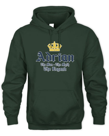 The Man The Myth The Legend Corona Beer T-Shirt ADRIAN M1-S83 / Unisex Hoodie / forest green