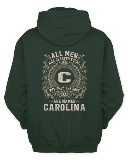 All Men Are Created Equal Cool Logo Shirt CAROLINA M1-60 / Unisex Hoodie / forest green