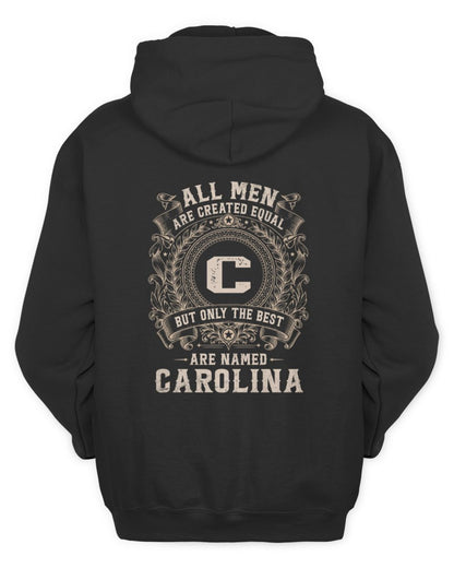 All Men Are Created Equal Cool Logo Shirt CAROLINA M1-60 / Unisex Hoodie / black
