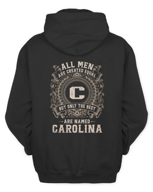 All Men Are Created Equal Cool Logo Shirt CAROLINA M1-60 / Unisex Hoodie / black