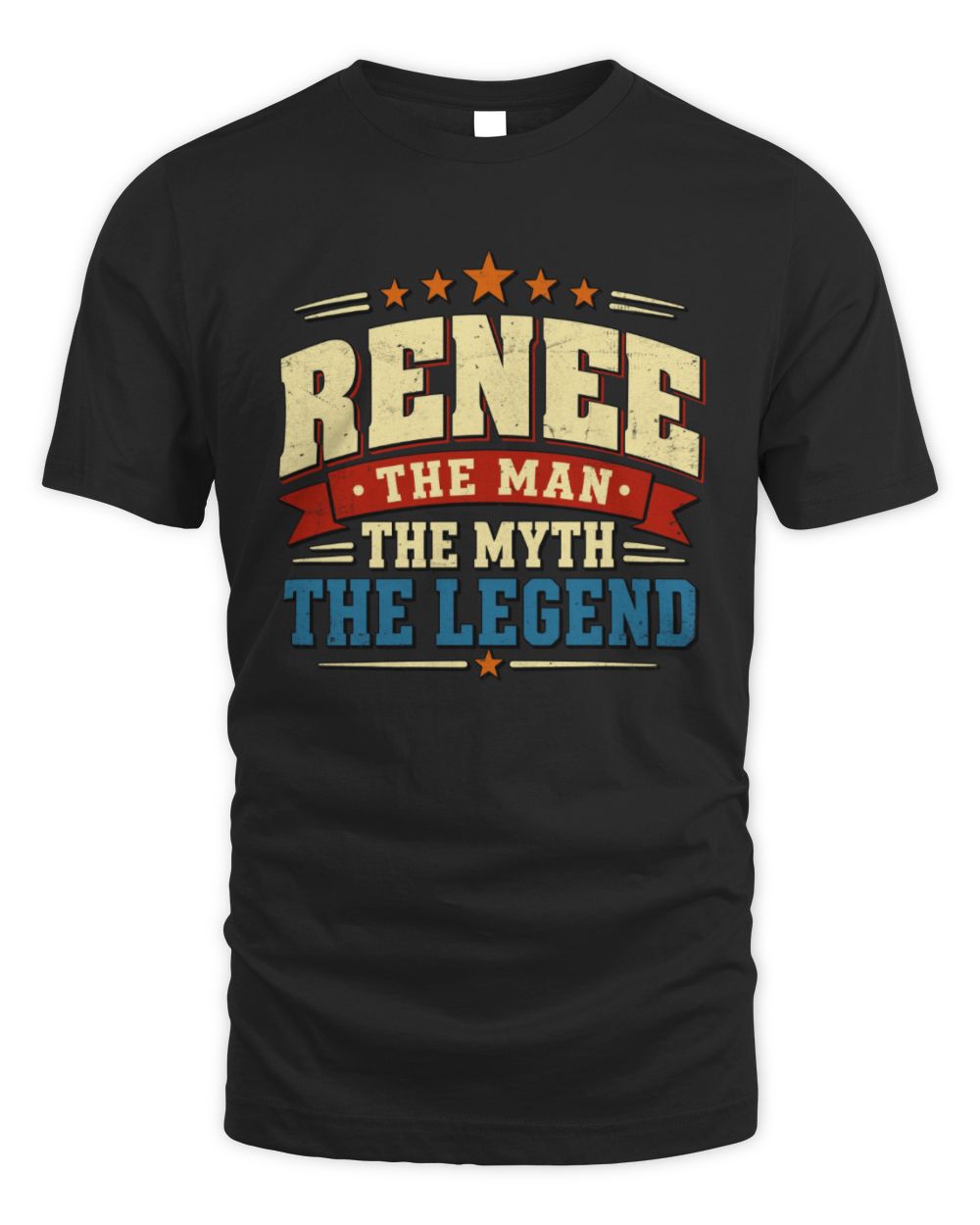 The Man The Myth The Legend Ribbon Vintage T-Shirt RENEE M1-56 / Unisex Standard T-Shirt / black