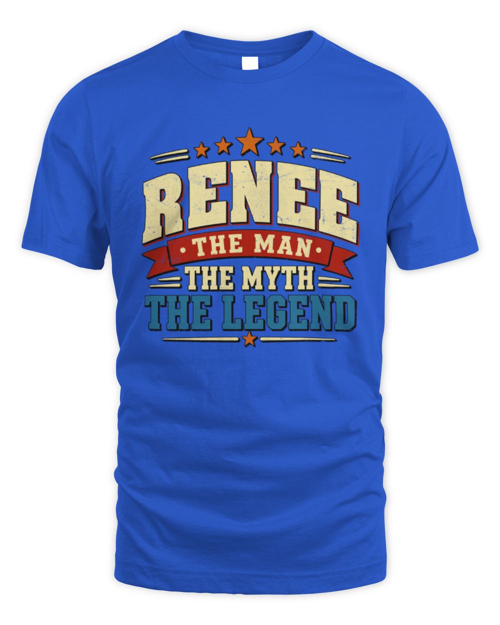 The Man The Myth The Legend Ribbon Vintage T-Shirt RENEE M1-56 / Unisex Standard T-Shirt / royal