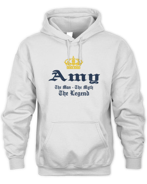 The Man The Myth The Legend Corona Beer T-Shirt AMY M1-S83 / Unisex Hoodie / white