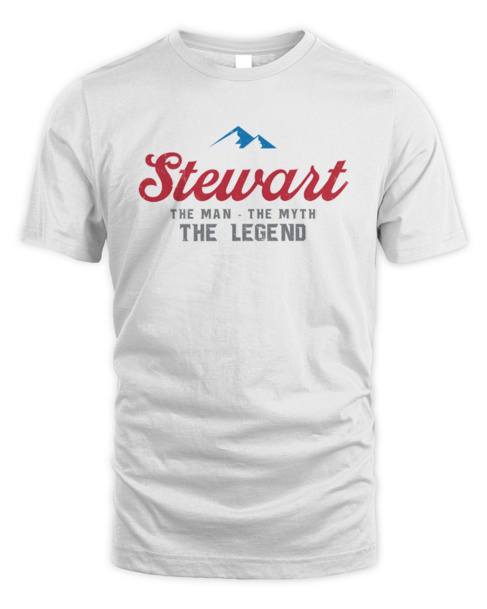 The Man The Myth The Legend Coors Light Beer T-Shirt STEWART M1-S84 / Unisex Standard T-Shirt / white
