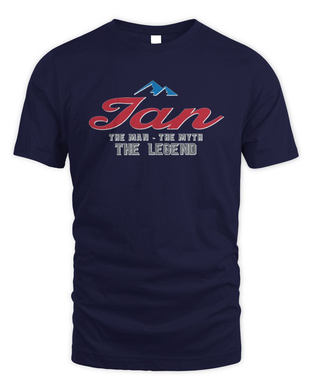 The Man The Myth The Legend Coors Light Beer T-Shirt IAN M1-S84 / Unisex Standard T-Shirt / navy