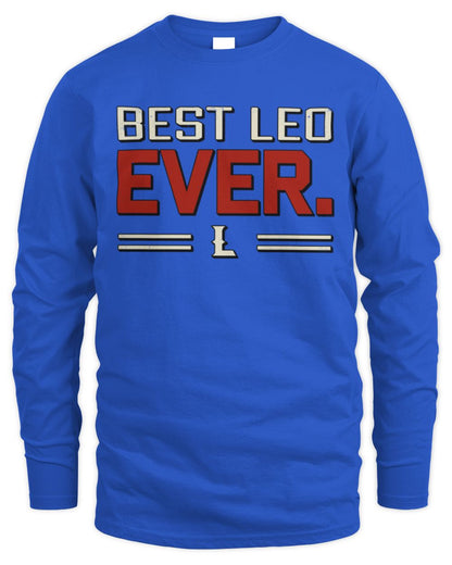 Best Your Name Ever Cool Shirt LEO M1-58 / Men's Long Sleeved T-Shirt / royal