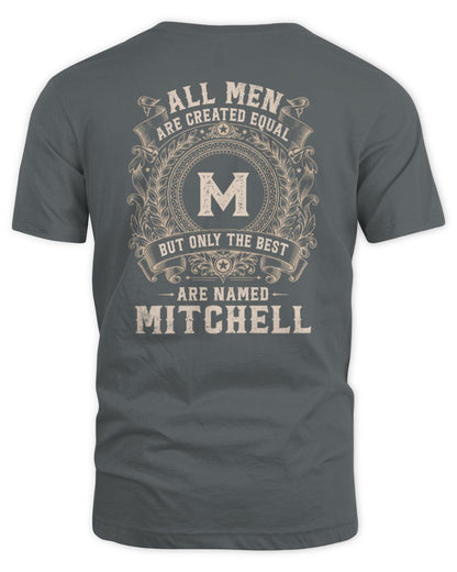 All Men Are Created Equal Cool Logo Shirt MITCHELL M1-60 / Unisex Standard T-Shirt / charcoal