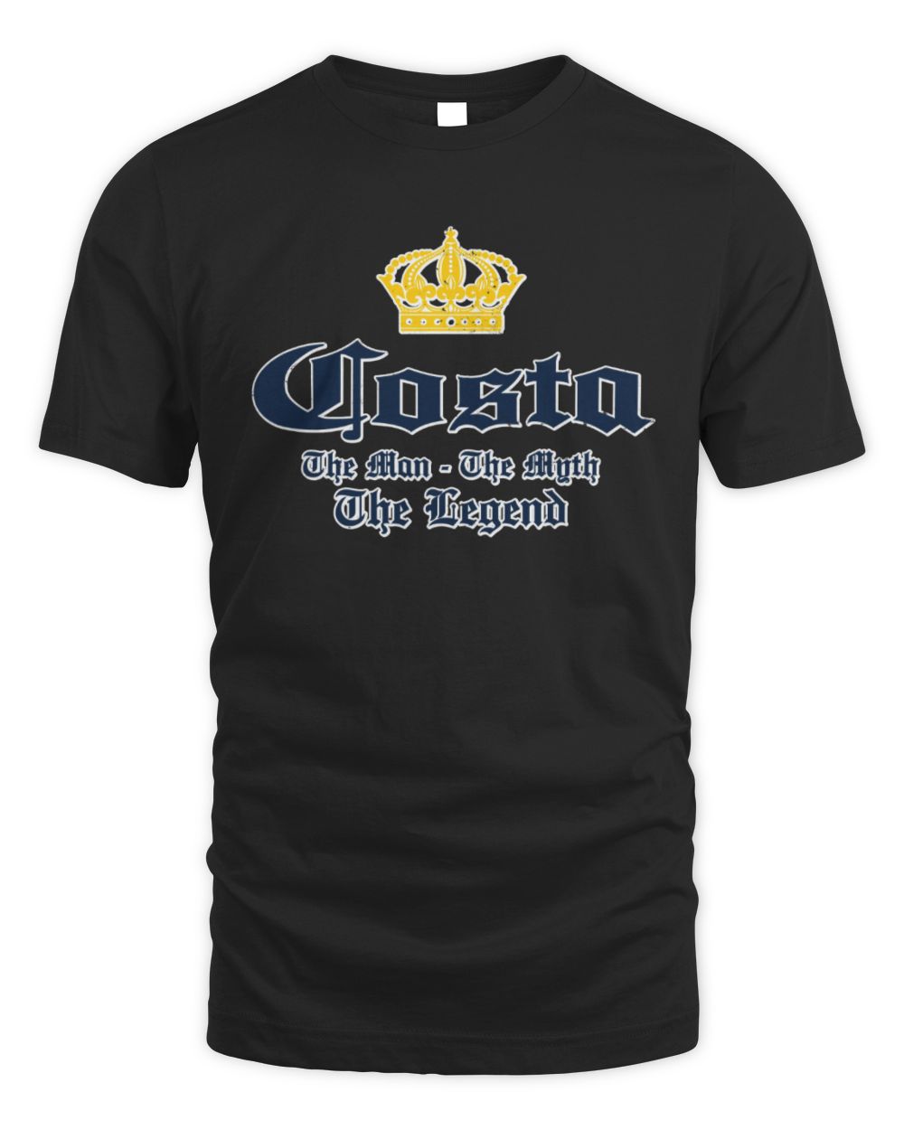 The Man The Myth The Legend Corona Beer T-Shirt COSTA M1-S83 / Unisex Standard T-Shirt / black