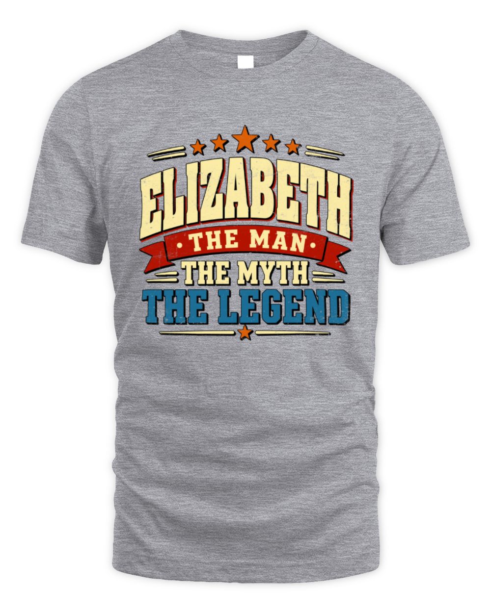 The Man The Myth The Legend Ribbon Vintage T-Shirt ELIZABETH M1-56 / Unisex Standard T-Shirt / sport grey