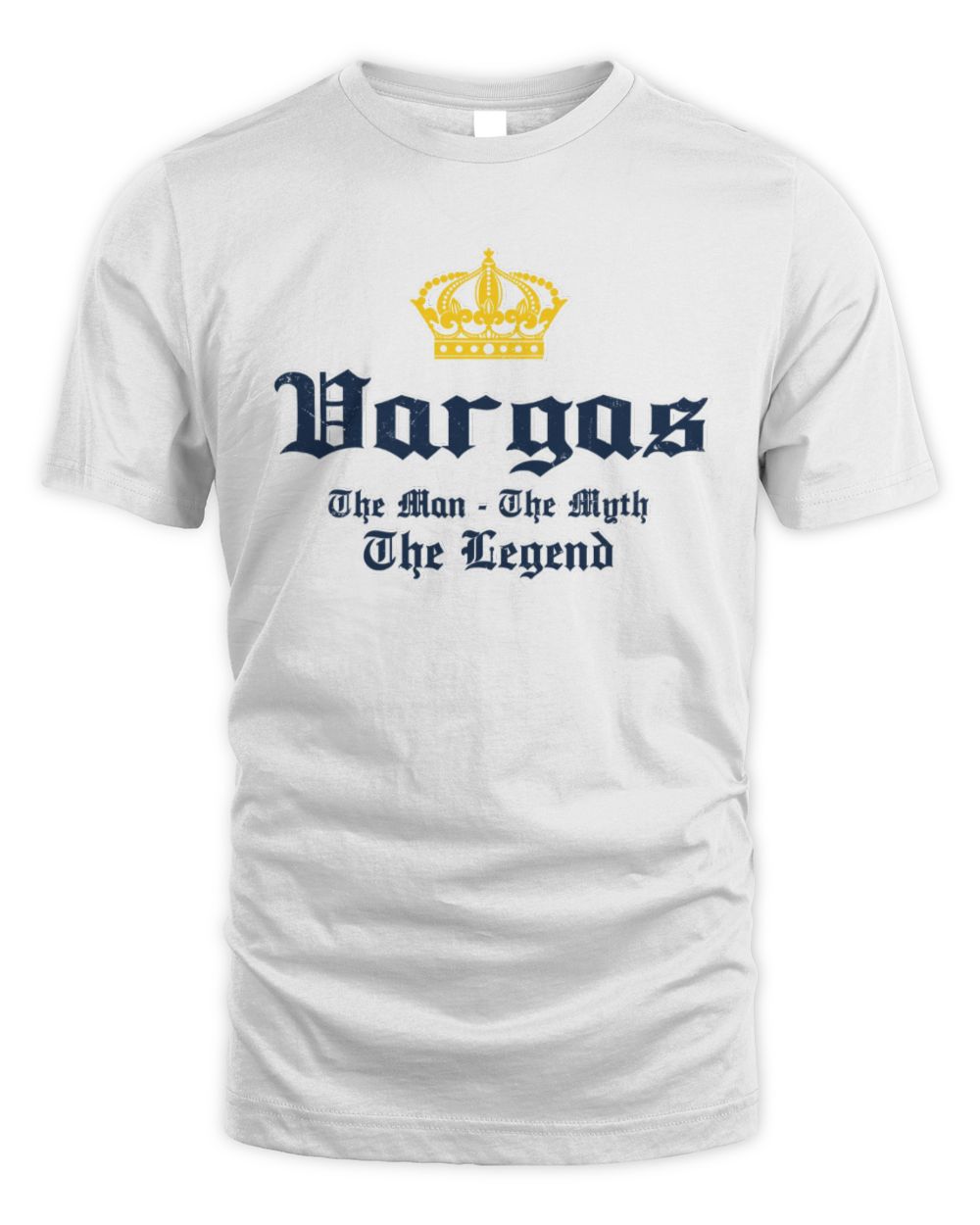 The Man The Myth The Legend Corona Beer T-Shirt VARGAS M1-S83 / Unisex Standard T-Shirt / white