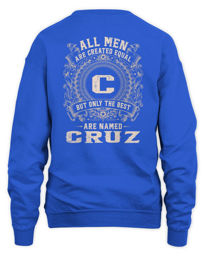 All Men Are Created Equal Cool Logo Shirt CRUZ M1-60 / Unisex Sweatshirt / royal