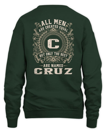 All Men Are Created Equal Cool Logo Shirt CRUZ M1-60 / Unisex Sweatshirt / forest green