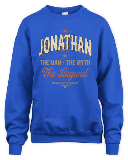 I'm Name I'm Not Rude I Just Have The Balls Funny T-Shirt JONATHAN M1-77 / Unisex Sweatshirt / royal