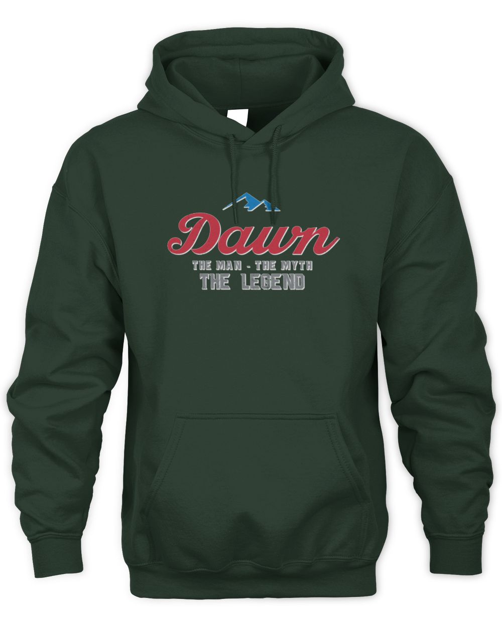 The Man The Myth The Legend Coors Light Beer T-Shirt DAWN M1-S84 / Unisex Hoodie / forest green