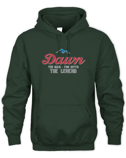 The Man The Myth The Legend Coors Light Beer T-Shirt DAWN M1-S84 / Unisex Hoodie / forest green