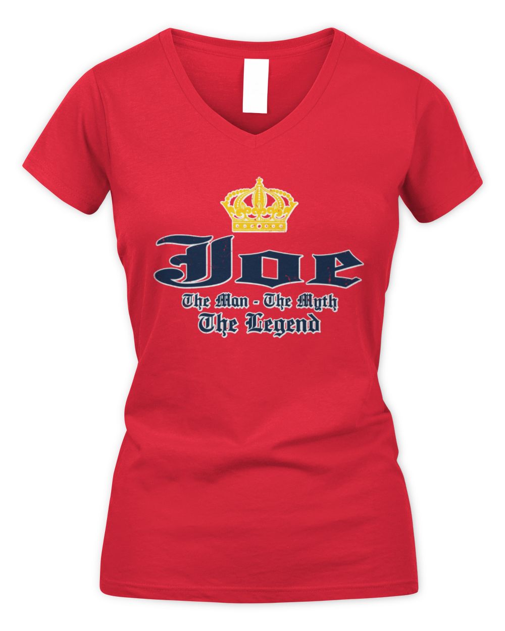 The Man The Myth The Legend Corona Beer T-Shirt JOE M1-S83 / Women's V-Neck T-Shirt / red