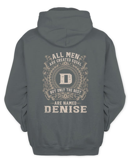 All Men Are Created Equal Cool Logo Shirt DENISE M1-60 / Unisex Hoodie / charcoal