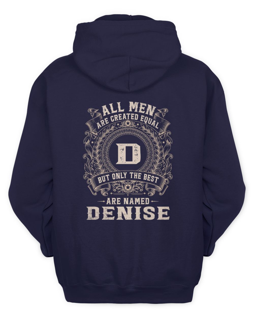All Men Are Created Equal Cool Logo Shirt DENISE M1-60 / Unisex Hoodie / navy