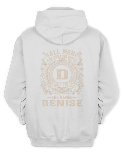 All Men Are Created Equal Cool Logo Shirt DENISE M1-60 / Unisex Hoodie / white